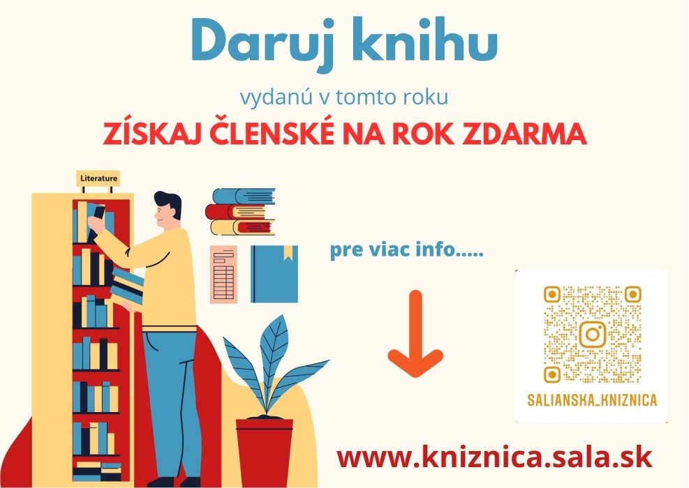 Daruj knihu získaj členské