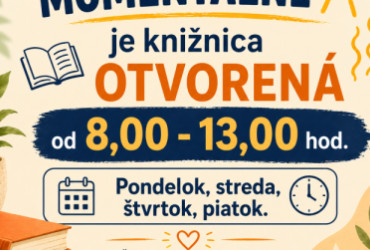 Úprava otváracích hodín